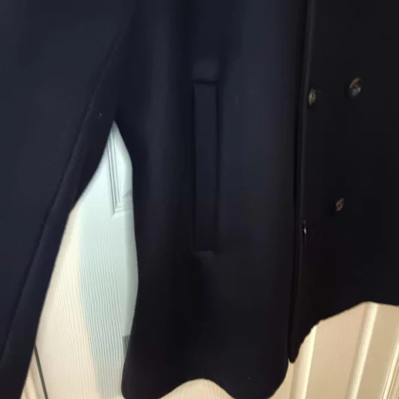 Halogen Mens Classic Double-Breasted Wool Peacoat - Picture 7 of 8